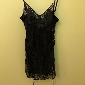 Sexy lace-up sides, negligee Victoria’s Secret